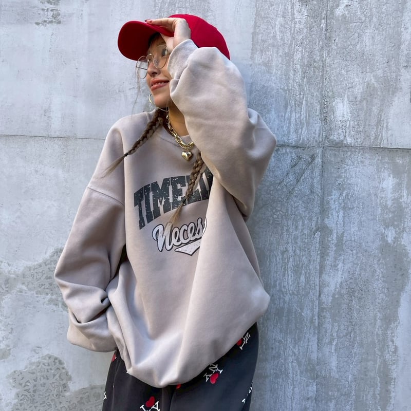 TIME LINES'wide sweat#2331512 | MERMO