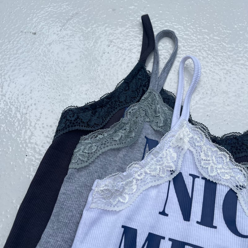 Kumasanpo'lace camisole#7985 | MERMO