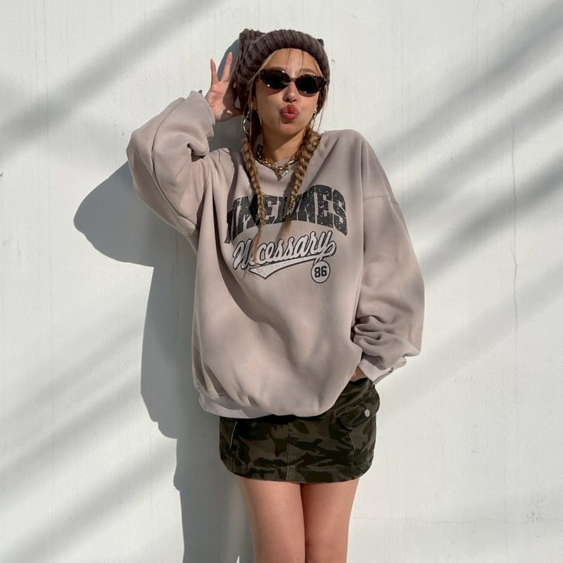 TIME LINES'wide sweat#2331512 | MERMO