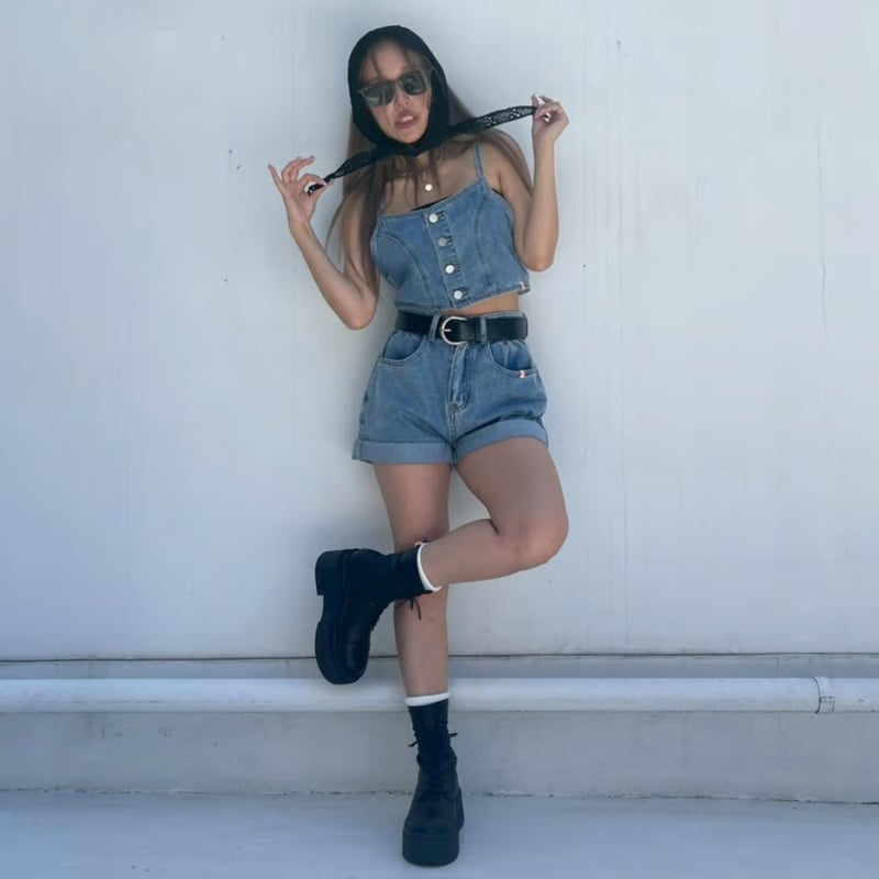 mavimoon デニム セットアップ denim しとうもも DENIM SETUP MNW23 – MONONOW