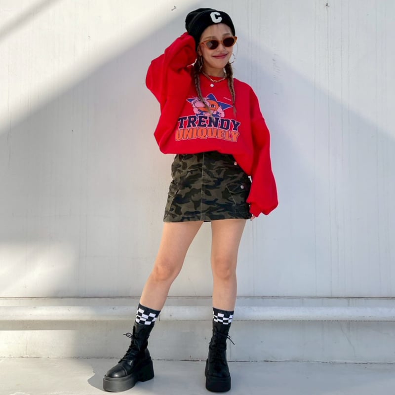 CAMOEL'cargo mini skirt#318511 | MERMO