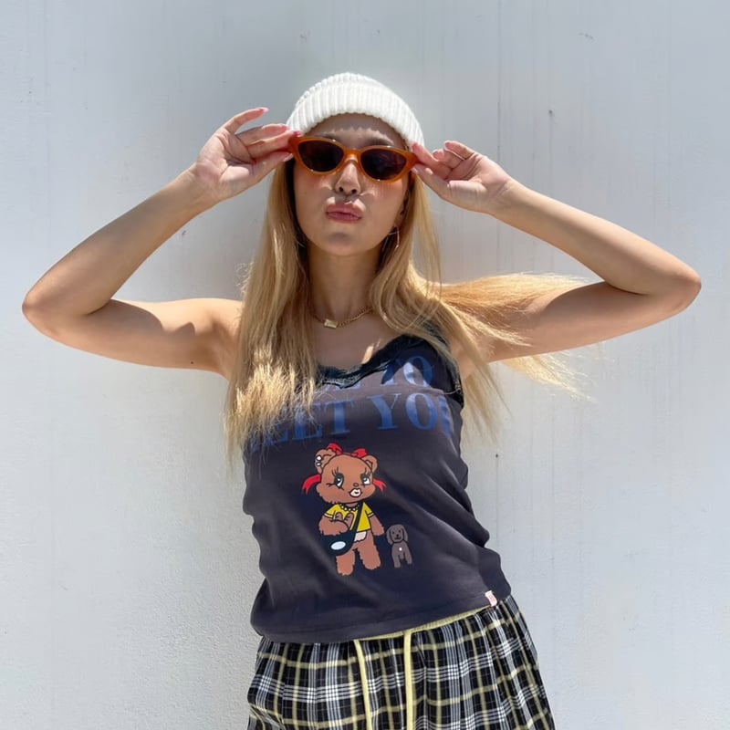 Kumasanpo'lace camisole#7985 | MERMO