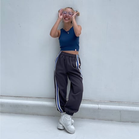 'Bicolor strings' line jogger pt#6622