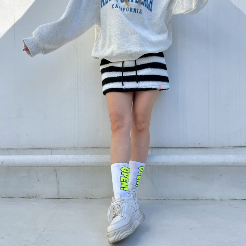 Set up'hoodie×miniskirt#604151 | MERMO