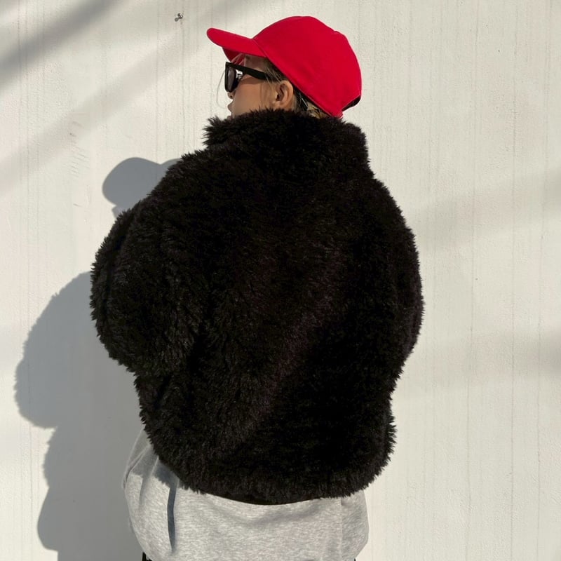 正月 Boo セール】【Alfred Alex】ヴィンテージ加工 B-3 ハイネック ダブル