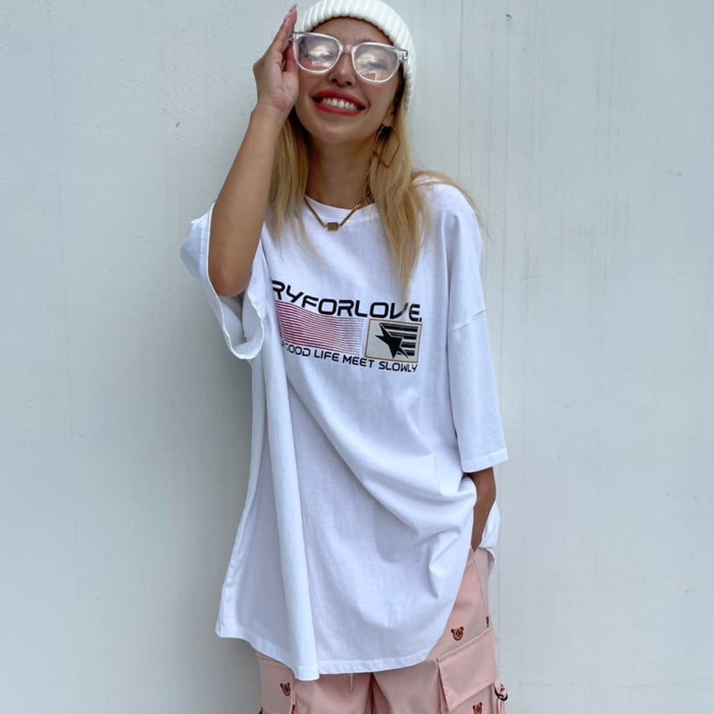 TRYFORLOVE'wide tee#6178 | MERMO