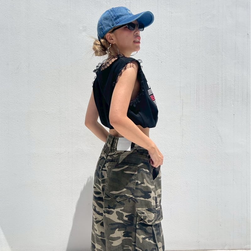 NY rose'wide tank top#98112 | MERMO