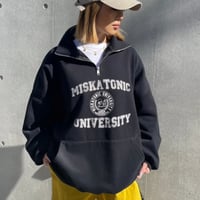 'Miskatonic' half zip hoodie #9172