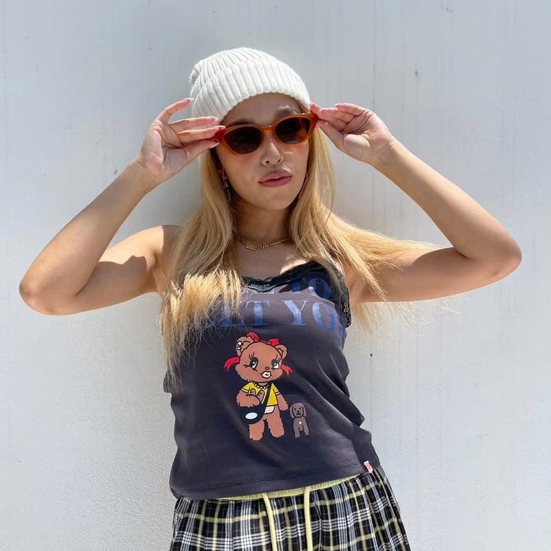 Kumasanpo'lace camisole#7985 | MERMO