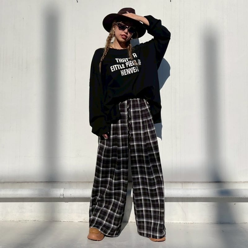 Smokey Joe’s Tartan Check Wide Slacks Joe Browns Rocker Check Trousers | Ambrose Wilson