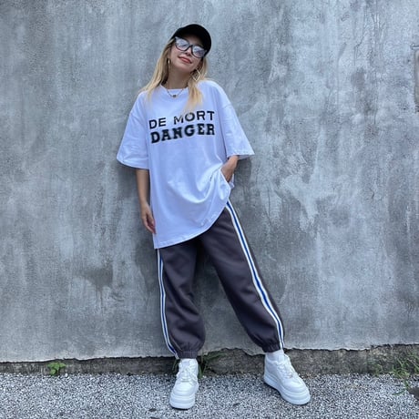 'DANGER' wide tee#8003