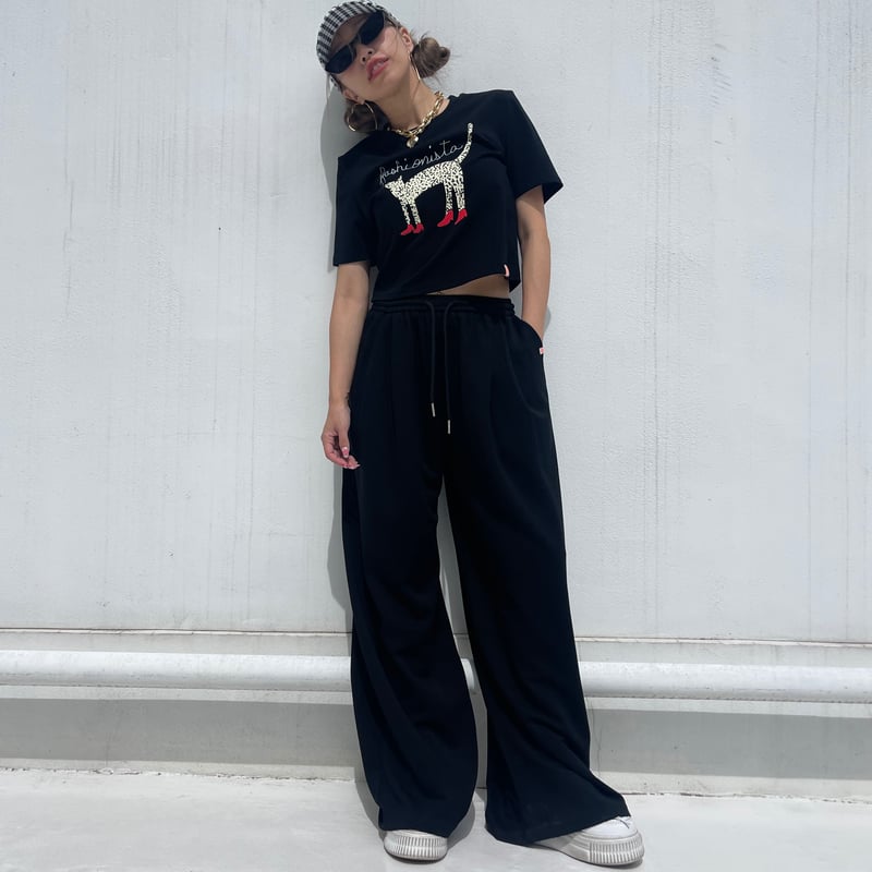 パンツ S ribbon smocking sweat pants THEREDTHREAD / ザレッドスレッド】S ribbon smocking sweat pants