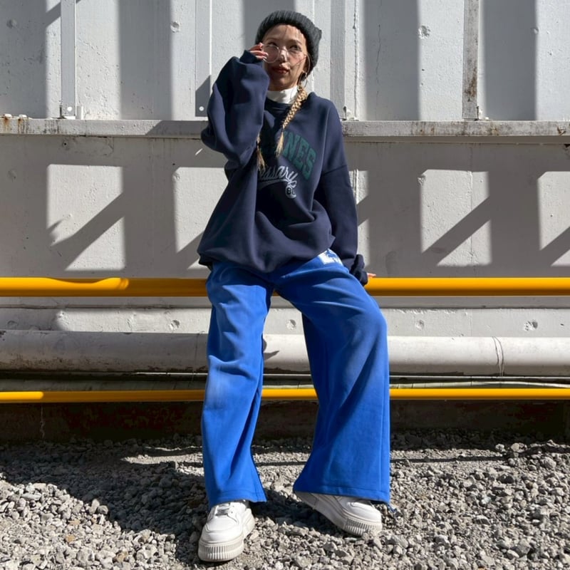 TIME LINES'wide sweat#2331512 | MERMO