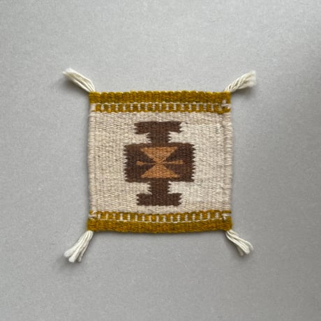[ARTE ZAPOTECO] Wool Coaster / 12cm x 12cm