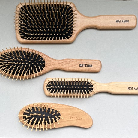 [KOSTKAMM]  Waxed Beech Wood Dolphin Brush / 14.5cm / ドルフィン型ブラシ / 4550