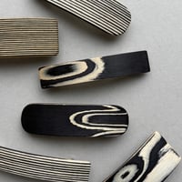 [KOSTKAMM] Natural Wood Hair Clip /  Pattern/9523p