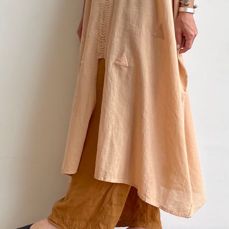 [ pips ] / plainly  woven cotton  yalalag hupil round neck