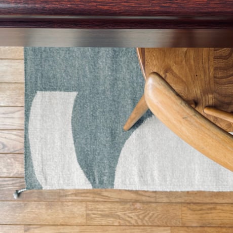 [ARTE ZAPOTECO] Wool Rug "Abstract" 58cm x 99cm