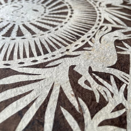AMATE CALADO(切り絵) BARK PAPER