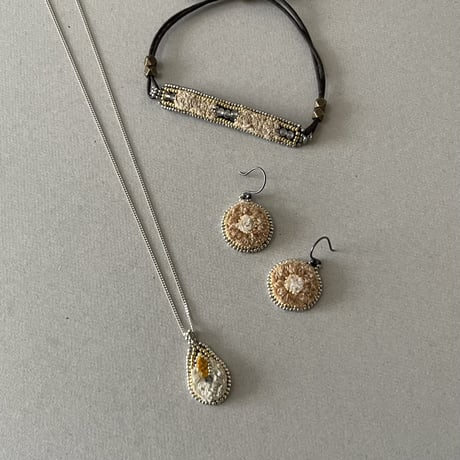 [ishi  jewelry] Cajonos collection /earring / low silk