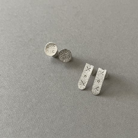 [ishi jewelry]  gonul collection / silver earrings