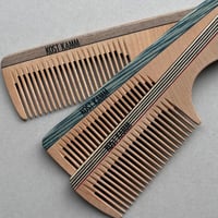 [KOSTKAMM]  Wooden comb with Handle / Wide / 6b