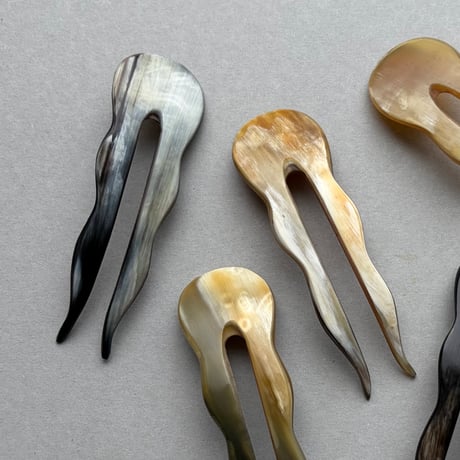 [KOSTKAMM]   Horn Hair Sticks / Short / 9432
