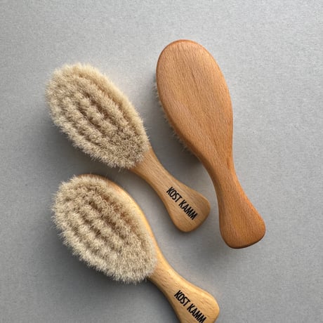 [KOSTKAMM]  Waxed Beech Wood Brush mini / ベビーブラシ