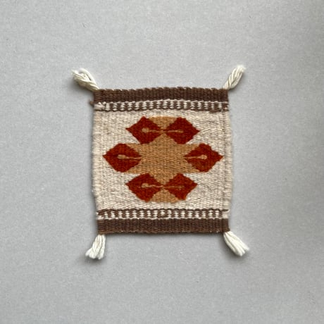 [ARTE ZAPOTECO] Wool Coaster / 12cm x 12cm