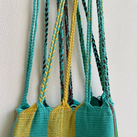 [pips]  Cotton Handwoven Hammock Bag / Green