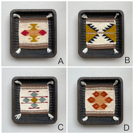 [ARTE ZAPOTECO] Wool Coaster / 12cm x 12cm