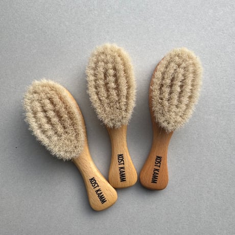 [KOSTKAMM]  Waxed Beech Wood Brush mini / ベビーブラシ