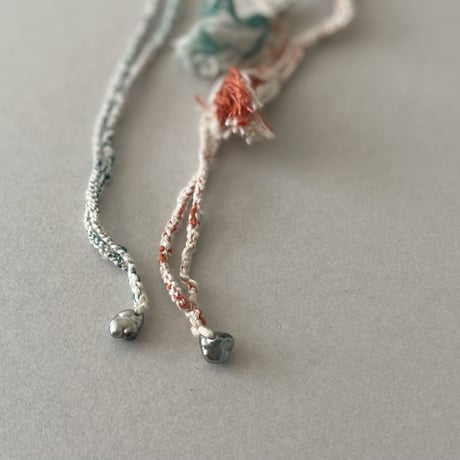 [ishi  jewelry] keshi pearl necklace / pips original