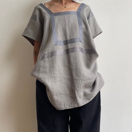 [pips] Linen Hupil Long  / square