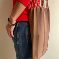 [pips]  Cotton Handwoven Hammock bag / pink