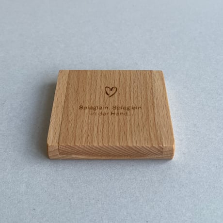 [KOSTKAMM]  Wooden Pocket Folding Mirror / 5501