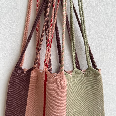 [pips]  Cotton Handwoven Hammock bag / forest
