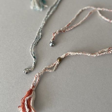 [ishi  jewelry] keshi pearl necklace / pips original