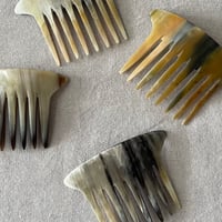 [kostkamm] Horn Decorative Comb  / 12x8 cm  / 9434