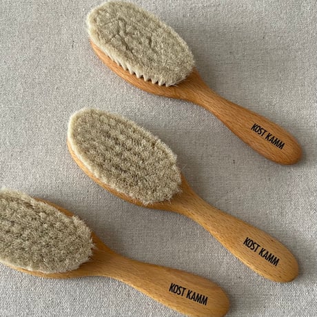 [KOSTKAMM]  Waxed Beech Wood Baby Brush