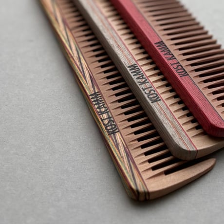 [KOSTKAMM]  Wooden Pocket comb / Wide / l7b