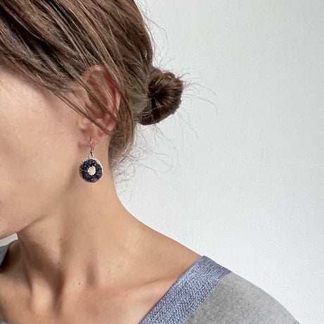 [ishi  jewelry] Cajonos collection /earring / low silk