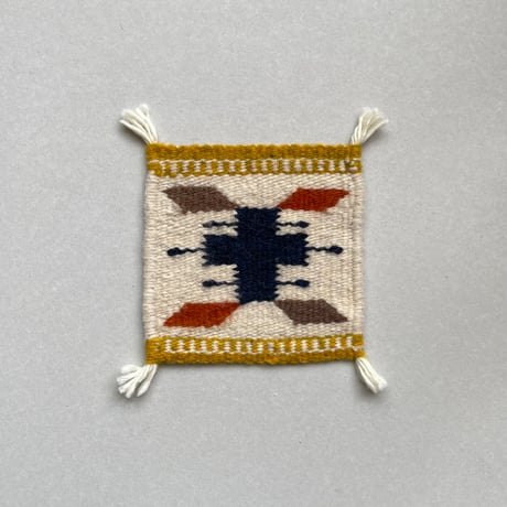 [ARTE ZAPOTECO] Wool Coaster / 12cm x 12cm