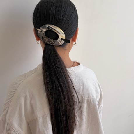 [KOSTKAMM]  Horn Hair Clip with Stick / 9436