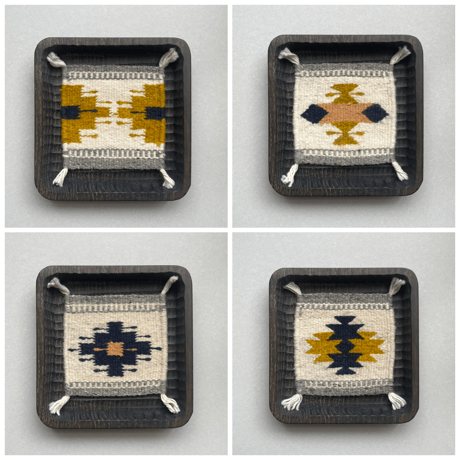 [ARTE ZAPOTECO] Wool Coaster / 12cm x 12cm