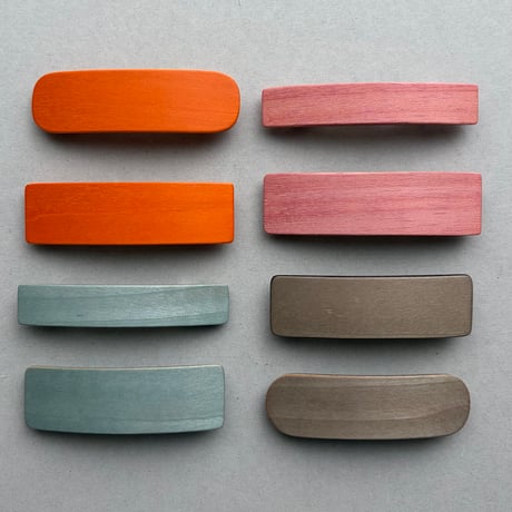 [KOSTKAMM] Natural Wood Hair Clip 6cm/9524