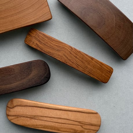 [KOSTKAMM] Natural Wood Hair Clip 8cm/9503