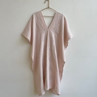 [ pips ] / plainly woven  cotton huipil /  Pink