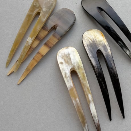 [KOSTKAMM]   Horn Hair Sticks / Short / 9431