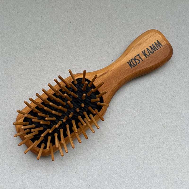 KOSTKAMM] Olive Wood Mini Hair Brush / 11.5cm